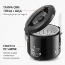 Ver imagem 6 de Panela Elétrica de Arroz Mondial Fast Rice 10 Premium Preto 700w 127v - Pe-44-10x