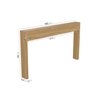 Calha para Organização de Fios para Mesa de Escritório Ficus 135cm CabeCasa MadeiraOriginals - 2