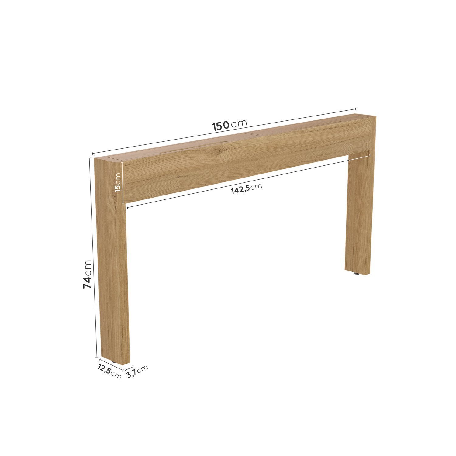 Calha para Organização de Fios para Mesa de Escritório Ficus 150cm CabeCasa MadeiraMadeira - 2