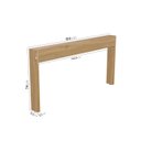 Ver imagem 2 de Calha para Organização de Fios para Mesa de Escritório Ficus 150cm CabeCasa MadeiraOriginals