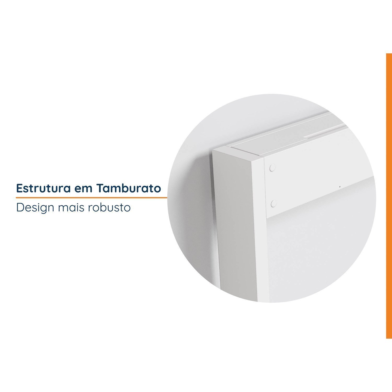 Calha para Organização de Fios para Mesa de Escritório Ficus 150cm CabeCasa MadeiraMadeira - 3