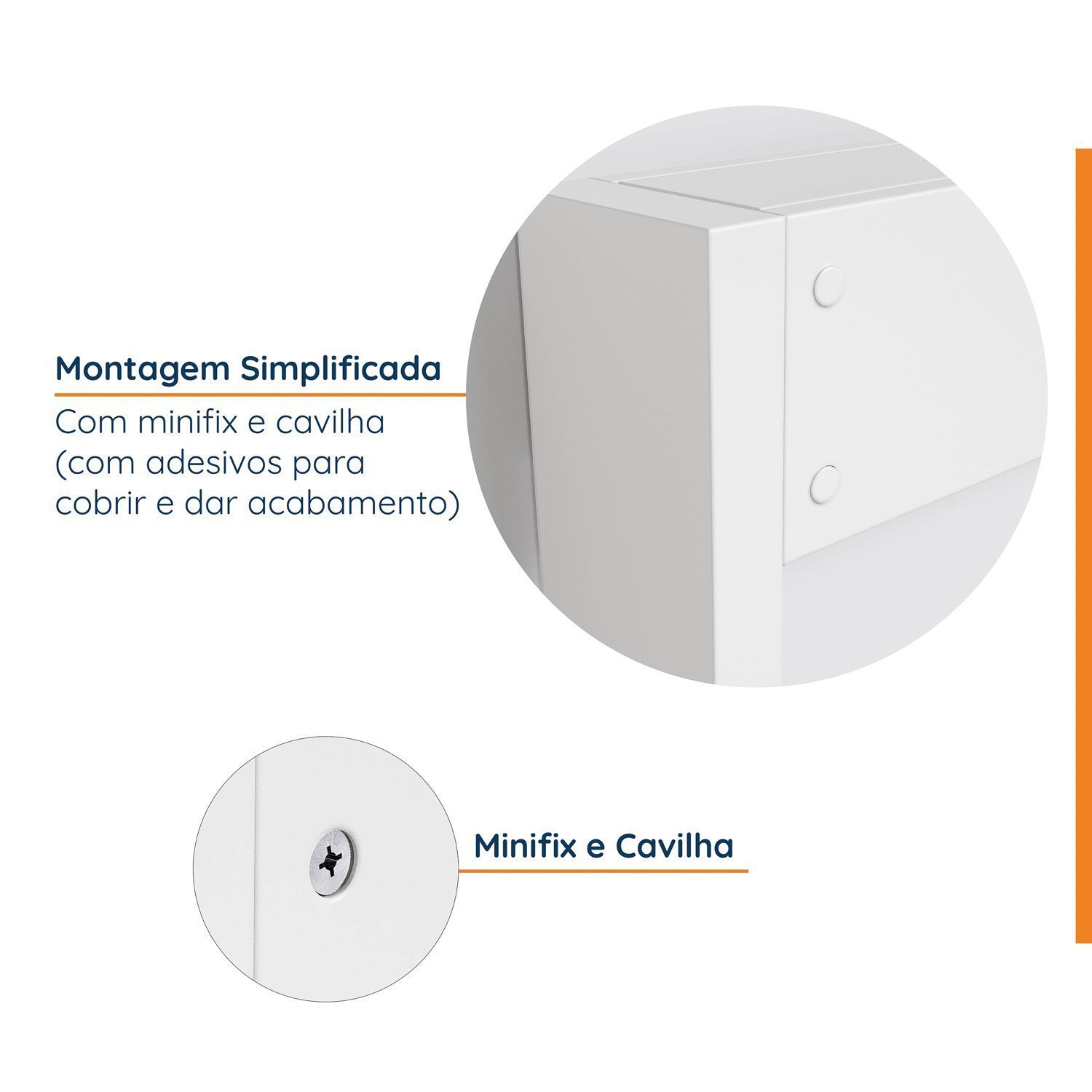 Calha para Organização de Fios para Mesa de Escritório Ficus 150cm CabeCasa MadeiraMadeira - 5