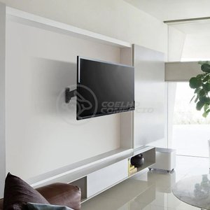 Suporte de Tv Articulado para Painel e Parede Led Lcd Plasma Oled 3d de 14" À 42" Polegadas 302w