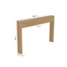 Calha para Organização de Fios para Mesa de Escritório Ficus 120cm CabeCasa MadeiraOriginals - 2