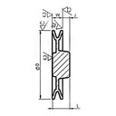 Ver imagem 4 de Polia de Alimínio para Transmissão em V 3 Canais Tipo a 120mm - Alucal Pal120a3