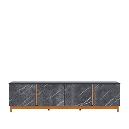 Rack para TV até 82 Polegadas 4 Portas Marmorizado Ibiza Yescasa - 9