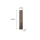 Ver imagem 4 de Acabamento para Painel Ripado 3,1cm x 2,1 cm X2,85m Lado Direito Casa Grassi Cinza/Fendi