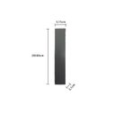 Ver imagem 4 de Acabamento para Painel Ripado 3,1cm x 2,1 cm X2,85m Lado Direito Casa Grassi Cinza/Gray