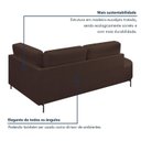 Ver imagem 6 de Sofá Living Orgânico 2 Lugares Veludo Marrom Norten 175cm