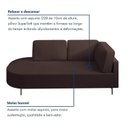 Ver imagem 7 de Sofá Living Orgânico 2 Lugares Veludo Marrom Norten 165cm