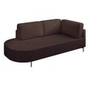 Ver imagem 2 de Sofá Living Orgânico 2 Lugares 165cm Base de Ferro Braço Direito Norten