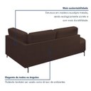 Ver imagem 6 de Sofá Living Orgânico 2 Lugares 165cm Base de Ferro Braço Direito Norten