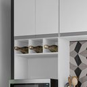 Ver imagem 5 de Cozinha Modulada 5 Peças 241 Cm Andreia Branco Reajl Branco