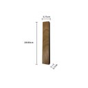 Ver imagem 4 de Acabamento para Painel Ripado 3,1cm x 2,1 cm X2,85m Lado Direito Casa Grassi Marrom/Legno
