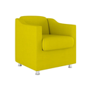 Ver imagem 4 de Kit 10 Poltronas Decorativa Reforçada Recepção Clinica Salão Suede:amarelo
