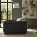 Ver imagem 5 de Sofá Compactado Cozy 3 Lugares 246cm Cinza Escuro Tecido Contemporâneo Cazedis