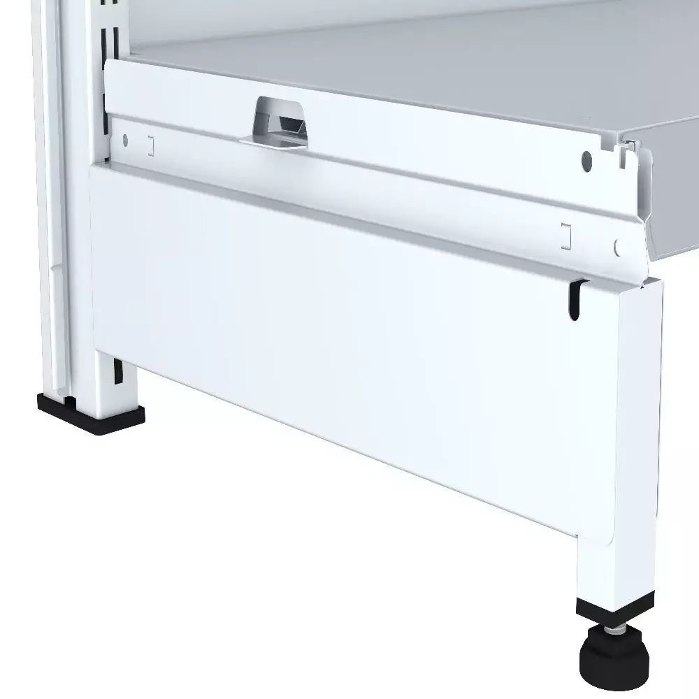 Gondola Centro 137 Fit Ate 5 Metros 1 Ponta Branco 44b Pe Azul - 7