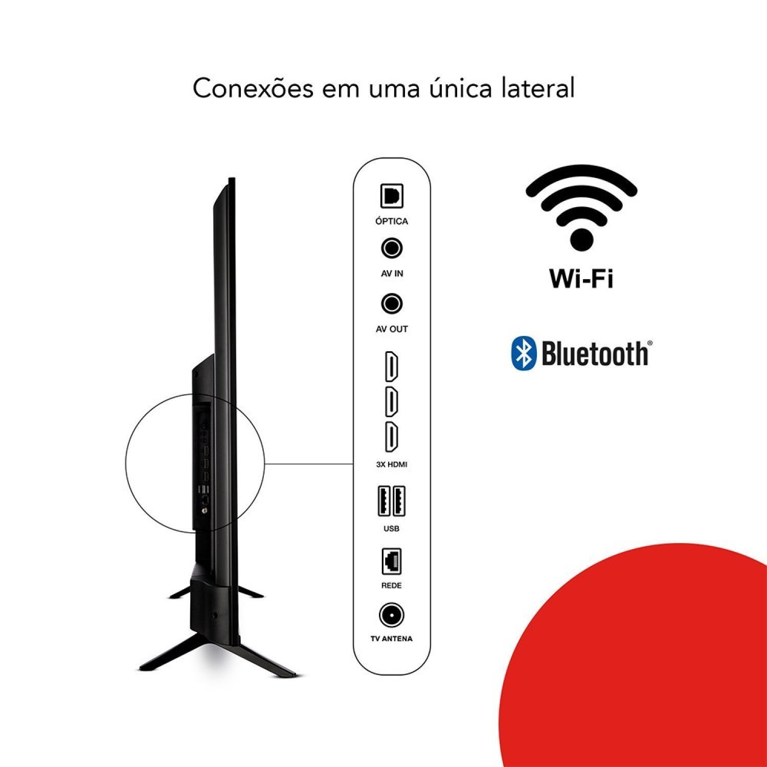 Smart Tv Aiwa 50”, Android, 4k, Borda Ultrafina, Hdr10, Dolby Áudio - 10