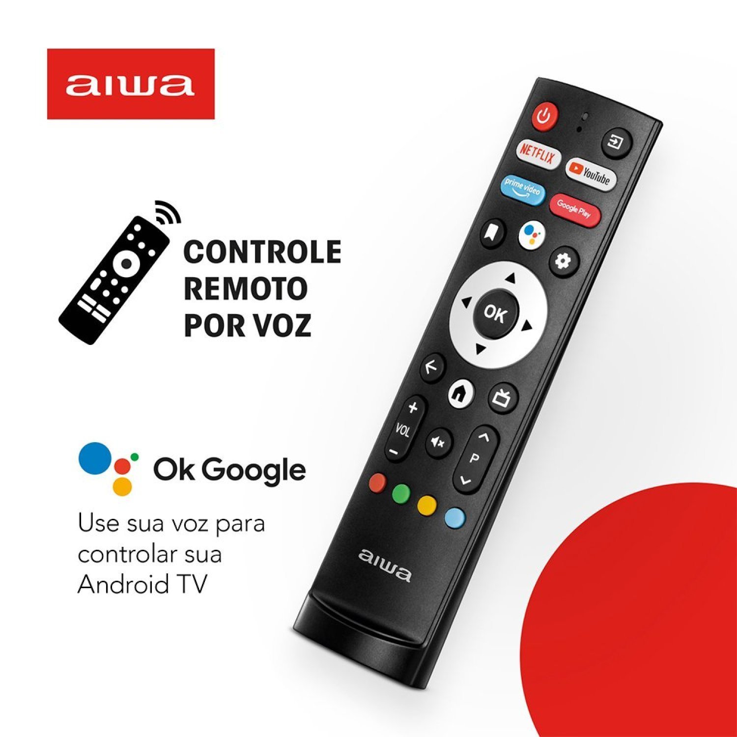 Smart Tv Aiwa 50”, Android, 4k, Borda Ultrafina, Hdr10, Dolby Áudio - 7