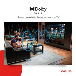 Smart Tv Aiwa 50”, Android, 4k, Borda Ultrafina, Hdr10, Dolby Áudio - 4