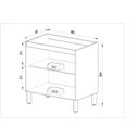 Ver imagem 4 de Balcão para Cozinha 80cm 2 Portas Cinza/Fumê