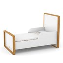 Ver imagem 5 de Dormitório Tutto New 2 Portas, Cômoda 1 Porta, Berço Branco Soft/Freijó com Colchão - Matic Móveis