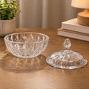 Ver imagem 3 de Bomboniere Diamond de Vidro com Tampa 19,5cm