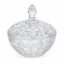 Ver imagem 1 de Bomboniere Diamond de Vidro com Tampa 19,5cm