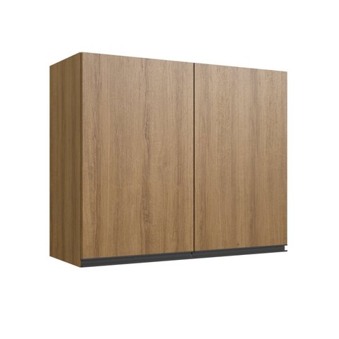 Armário Aéreo 2 Portas 80cm Marrom/Montana