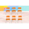 Kit 6 Cadeiras Iso Infantil Escolar e Creche - 1