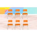 Ver imagem 1 de Kit 6 Cadeiras Iso Infantil Escolar e Creche