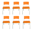 Ver imagem 2 de Kit 6 Cadeiras Iso Infantil Escolar e Creche
