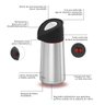 Garrafa Térmica Tramontina Exata em Aço Inox com Ampola de Aço 2 L - 2