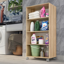 Ver imagem 2 de Armario Lavanderia Michele 2 Pts 1,10m com Rodinhas Teka Madrid