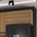 Ver imagem 3 de Armário Aéreo de Cozinha 80cm Maior 1 Porta Basculante Cinza/Fumê/Montana