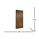 Ver imagem 3 de Porta Lambril Camarão 210x70cm Cerejeira Fortsul Esquadrisul Abertura Direita