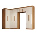 Ver imagem 2 de Guarda Roupa Modulado de Canto 10 P Cin/Off Wht