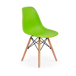 Conjunto Mesa de Jantar Talia Amadeirada Branca 100cm com 4 Cadeiras Eames Eiffel - 3