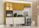 Ver imagem 1 de Cozinha Malta Paneleiro com Cristaleira 11 Portas - CHF Móveis:Cinamomo/Off