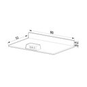 Ver imagem 2 de Tampo para Balcão de Cozinha 80cm Cinza/Fumê