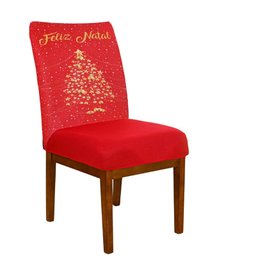 Capa de Cadeira Natal Decoracao de Natal Envio Rápido Feliz Natal - 1