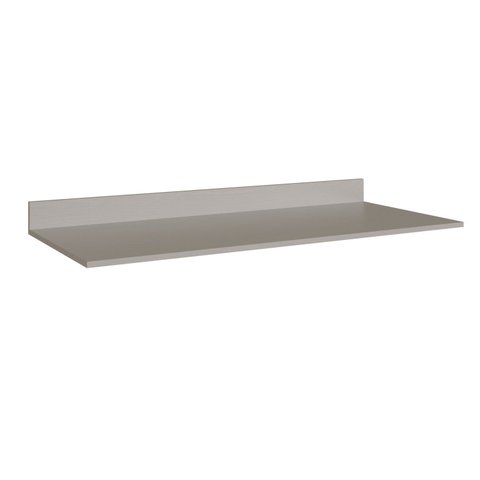 Tampo para Balcão de Cozinha 120cm Cinza/Fumê