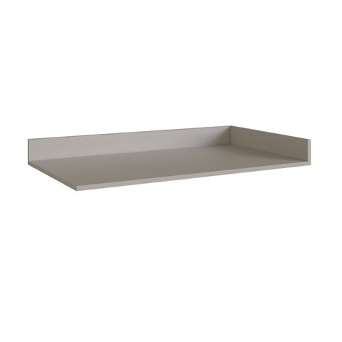 Tampo para Balcão de Canto 91,5cm Cinza/Fumê