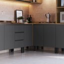 Ver imagem 3 de Tampo para Balcão de Canto 91,5cm