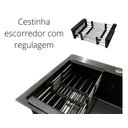 Ver imagem 3 de Cuba Pia Gourmet Quadrada Cozinha Aço Inox 304 com Acessórios 53x43cm