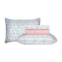 Ver imagem 1 de Jogo de Cama Duplo Casal 4 Peças 140 Fios 250x220cm Clarice Realce Premium - Sultan