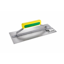 Ver imagem 1 de Desempenadeira 5 Cravos Inox Verde e Amarela Galo (Caixa c/1) - Verde e Amarela