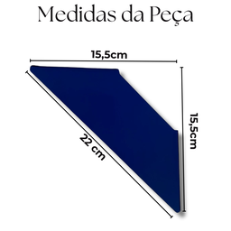 4 Suportes de Prateleira Estilo Mão Francesa Formato Trapézio Moderno Sala Quarto Cozinha - 2