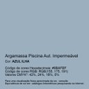 Ver imagem 2 de Argamassa Piscina Aut. Impermeável Cor Azul Ilha 18kg