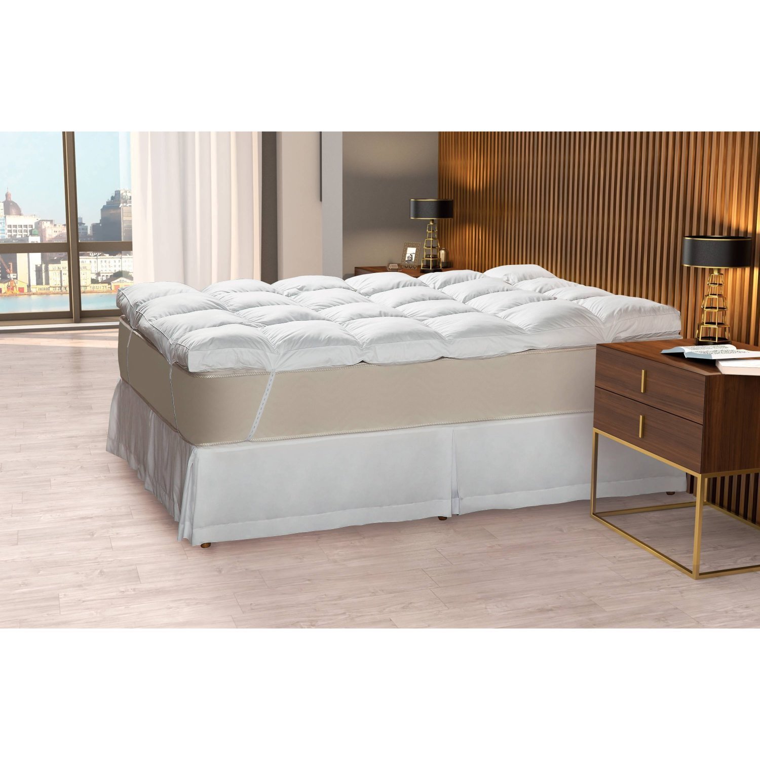 Pillow Top Casal Percal 250 Fios 100% Algodão Premium 140x190cm